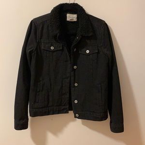 Sky and Sparrow Sherpa trucker jacket